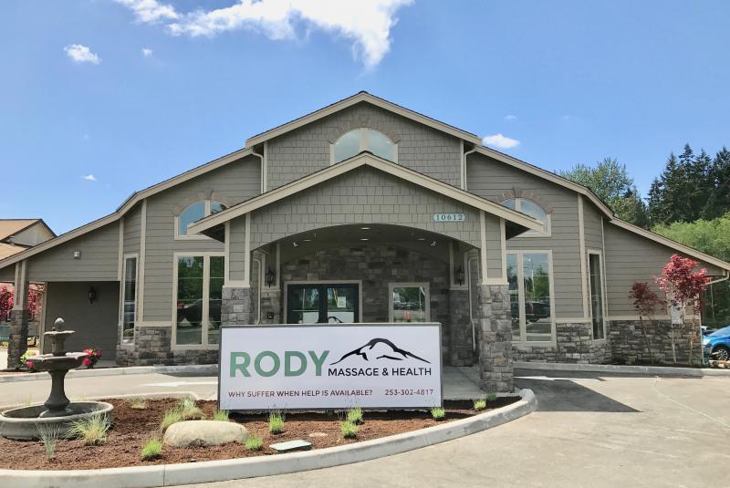 Exterior of the Rody Chiropractic and Massage building